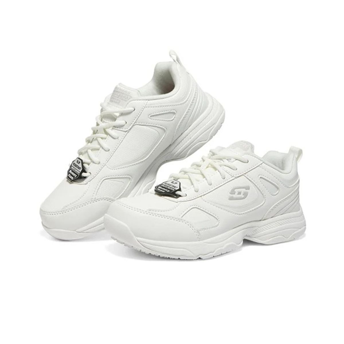 SKECHERS - Tenis Skechers Mujer Durham Delck 77200-WHT Blanco Diario