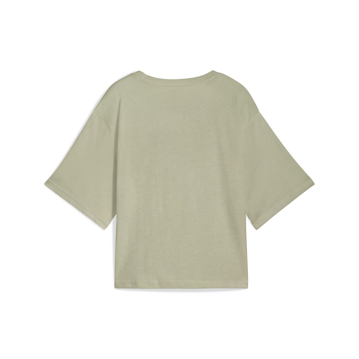 PUMA - Camisa Deportiva Puma Original Ess Cropped Verde Para Mujer