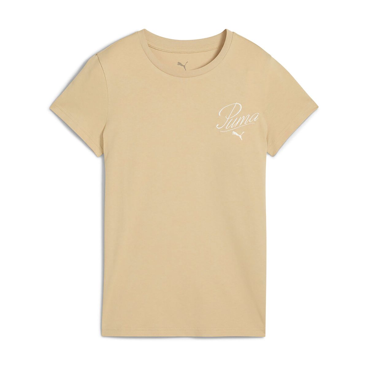 PUMA - Camisa Deportiva Puma Original Ess Script W Beige Para Mujer