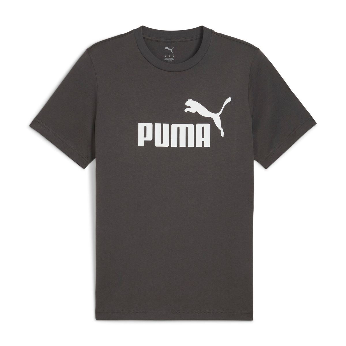 PUMA - Camisa Deportiva Puma Original Ess No1 Logo Gris Hombre