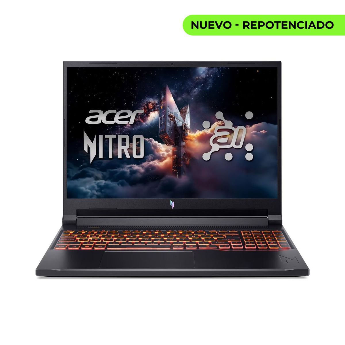 ACER - Portátil ACER NITRO - RYZEN 5 240 - 24GB RAM - 1TB SSD - RTX 5050 8GB - 16” - ANV16-42-R309 GAMER