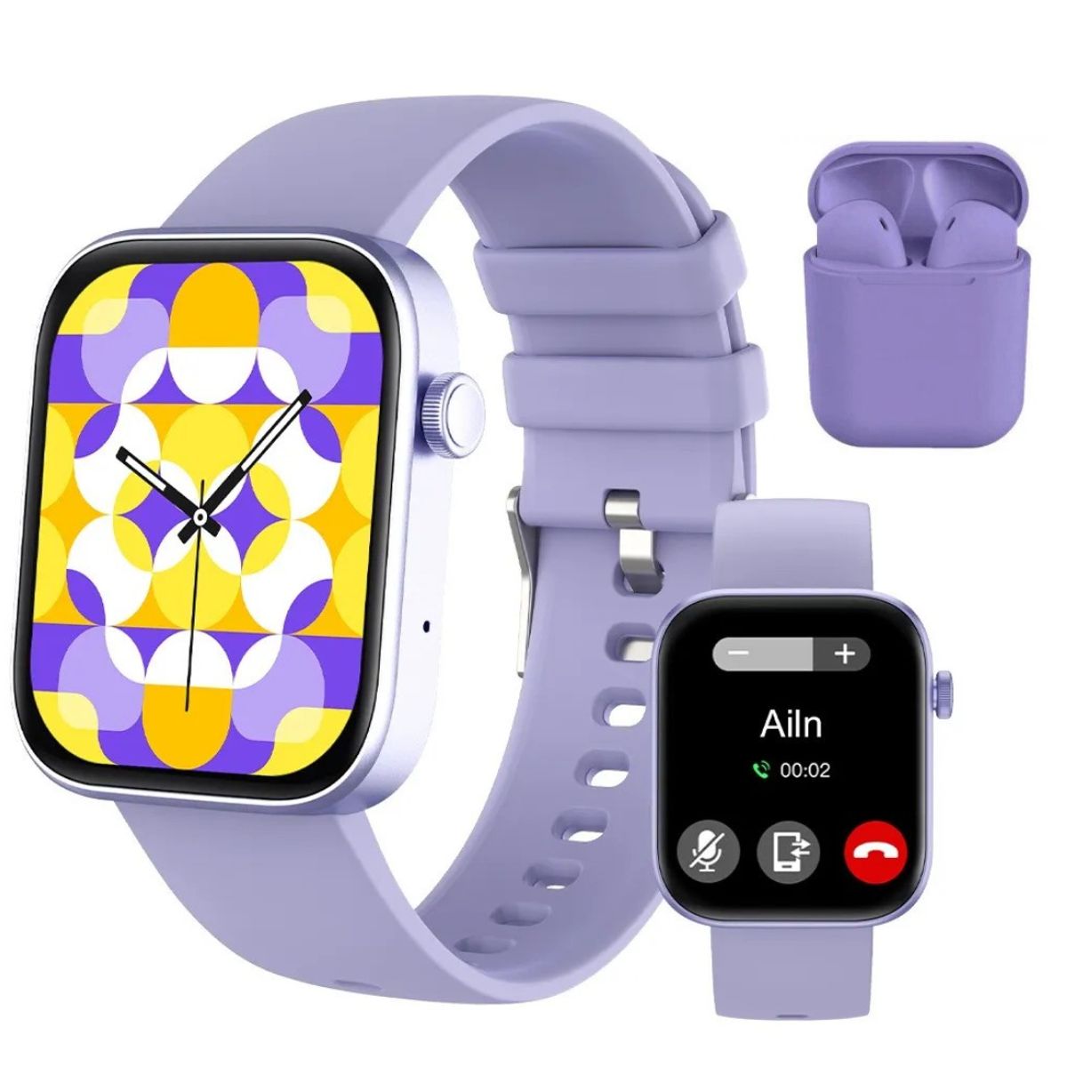 COLMI - Reloj Inteligente Mujer Más Audífonos Micrófono Llamadas Smartwatch