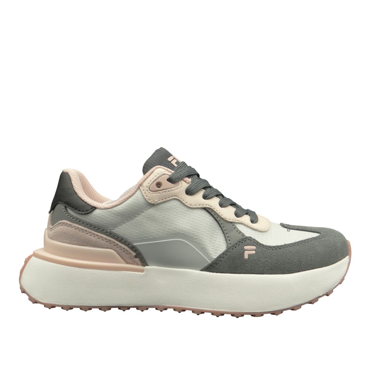 FILA - Tenis Fila Ws Triada Mujer-Gris/Rosado
