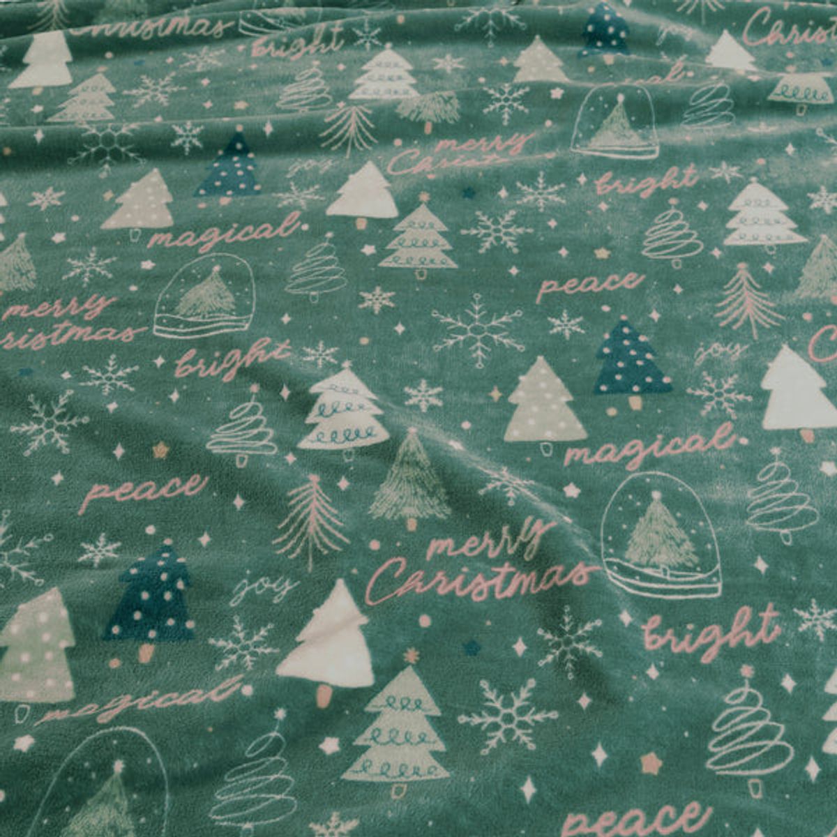 VIANNEY - Cobija Ligero Christmas Tree Ultra Suave