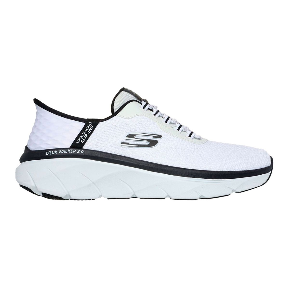 SKECHERS - Tenis Skechers Hombre Dlux Walker 2.0-Rezinate - Blanco - Ne