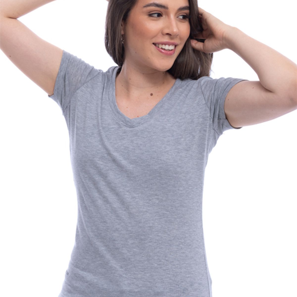 BOCARED - Blusa dama Atenea manga corta gris