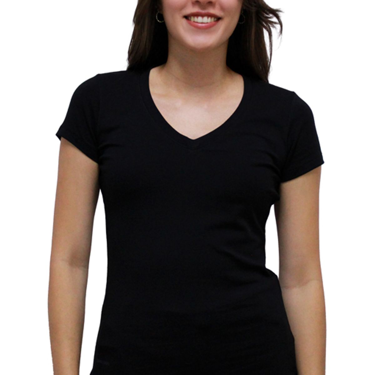 BOCARED - Blusa dama Atenea manga corta negro