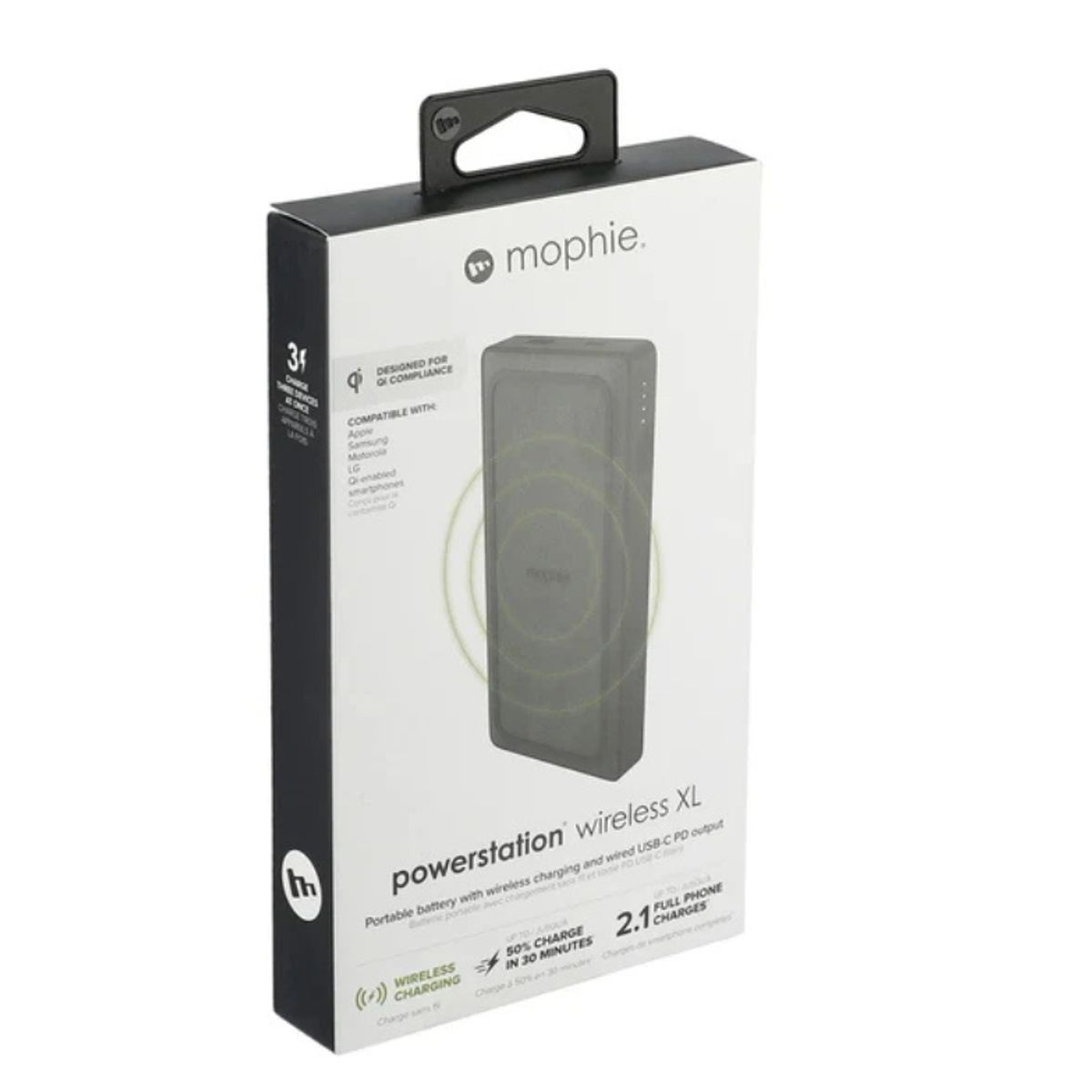 MOPHIE - Cargador Inalambrico Mophie Xl 10000mah Powerbank Usb Pd Color Negro