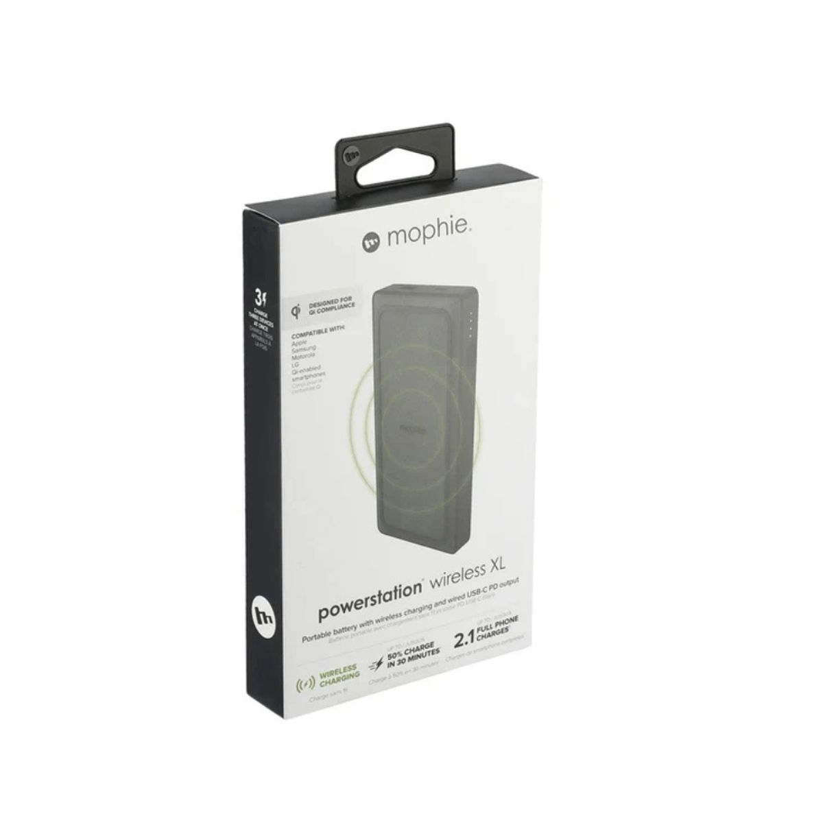 MOPHIE - Cargador Inalambrico Mophie Xl 10000mah Powerbank Usb Pd Color Negro