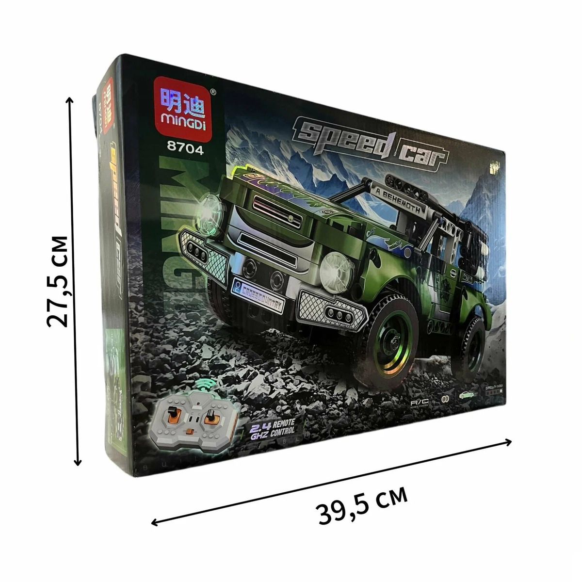 GENERICO - Carro Todo Terreno Armable 8704 Control Remoto Bloques Construcción