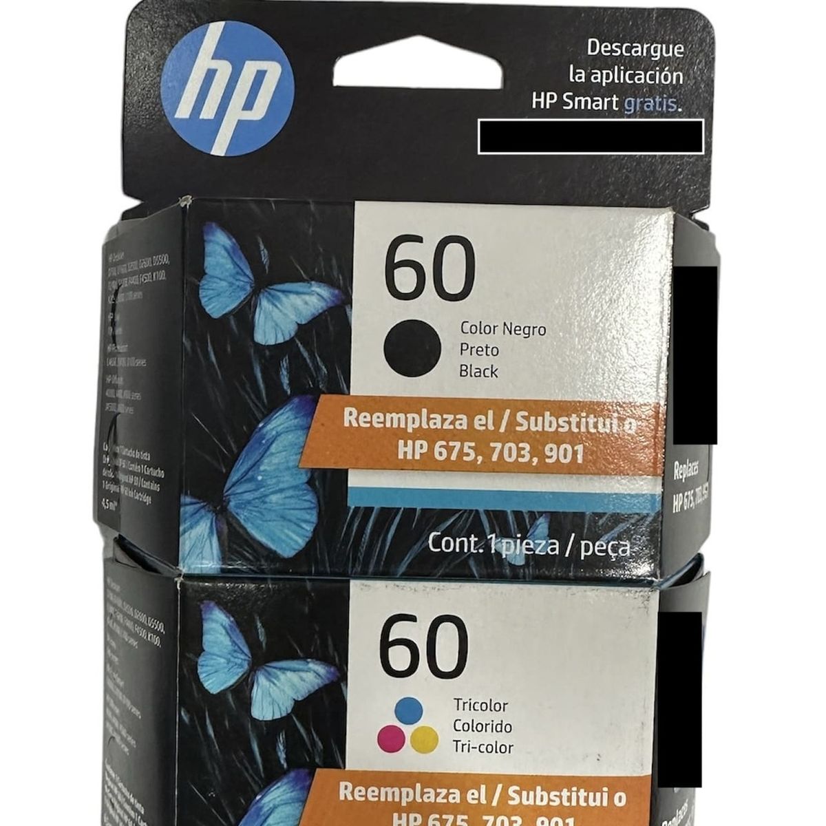 HP - CARTUCHOS HP 675 NEGRO Y COLOR NUEVA VERSION
