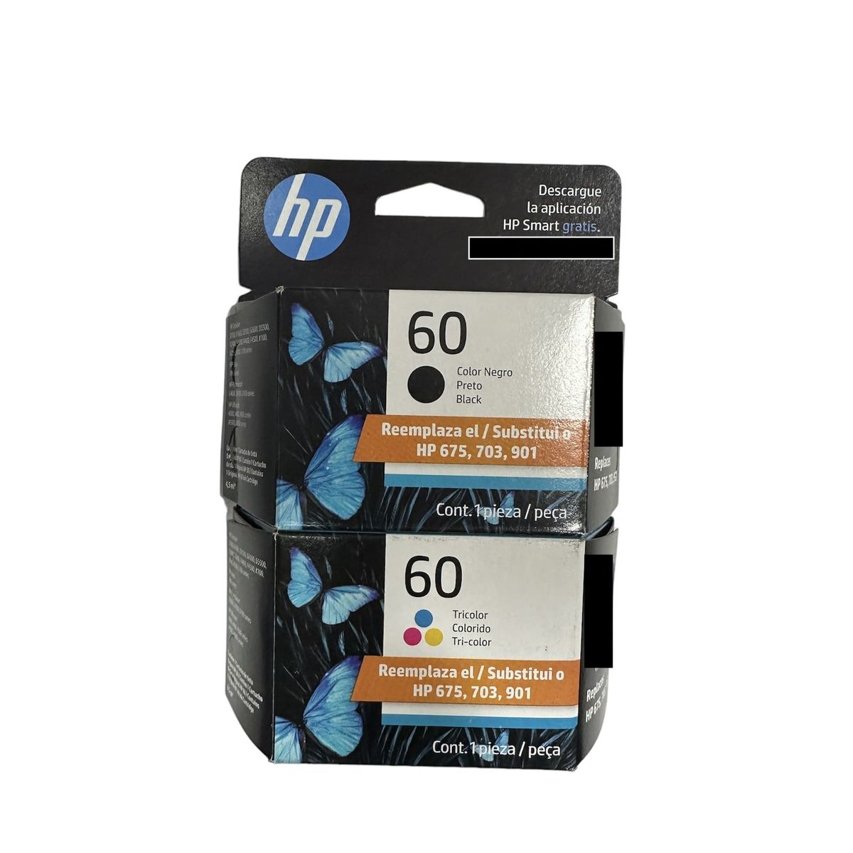HP - CARTUCHOS HP 675 NEGRO Y COLOR NUEVA VERSION