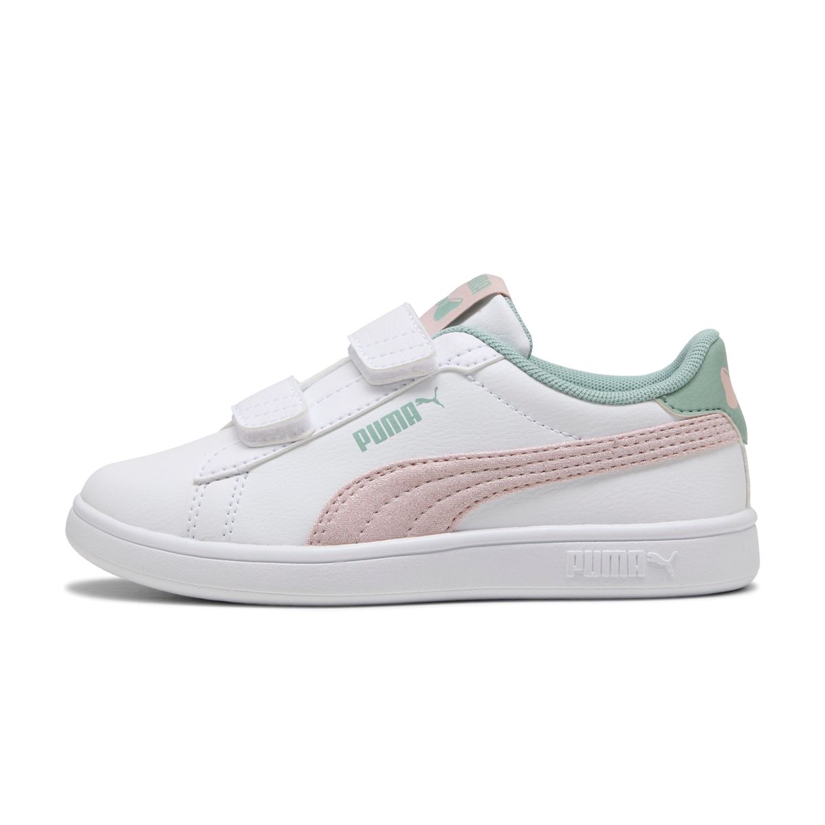 PUMA - Tenis Deportivos Puma Smash 3.0 Girly V Ps Blanco Para Niños