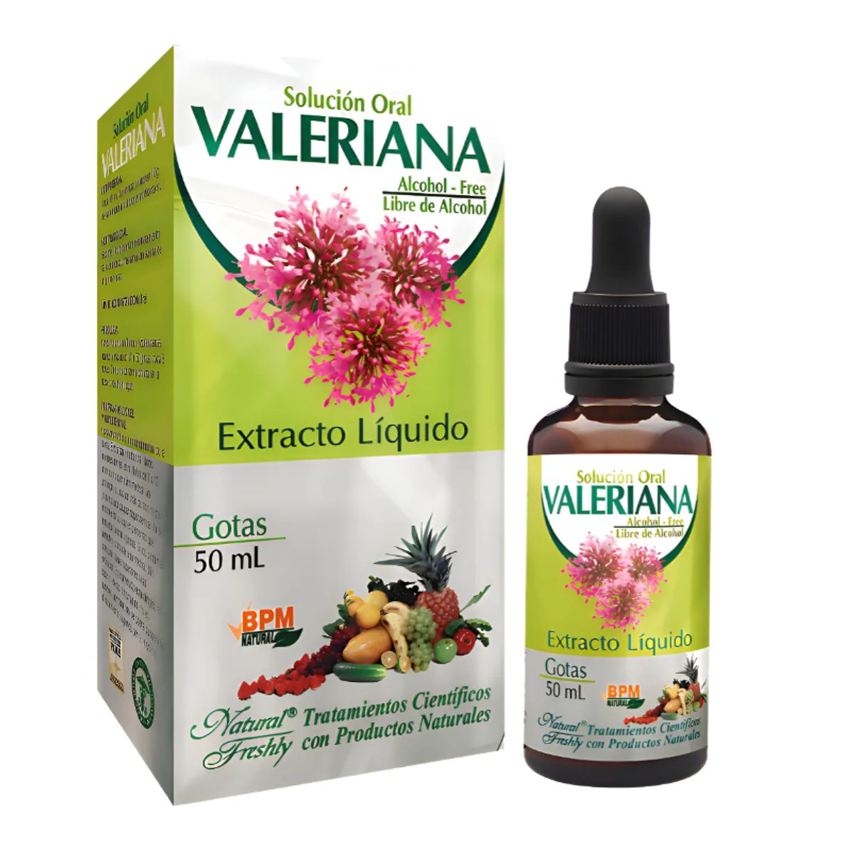 NATURAL FRESHLY - SUPLEMENTO GOTAS DE VALERIANA X 50 ML./ NATURAL FRESHLY
