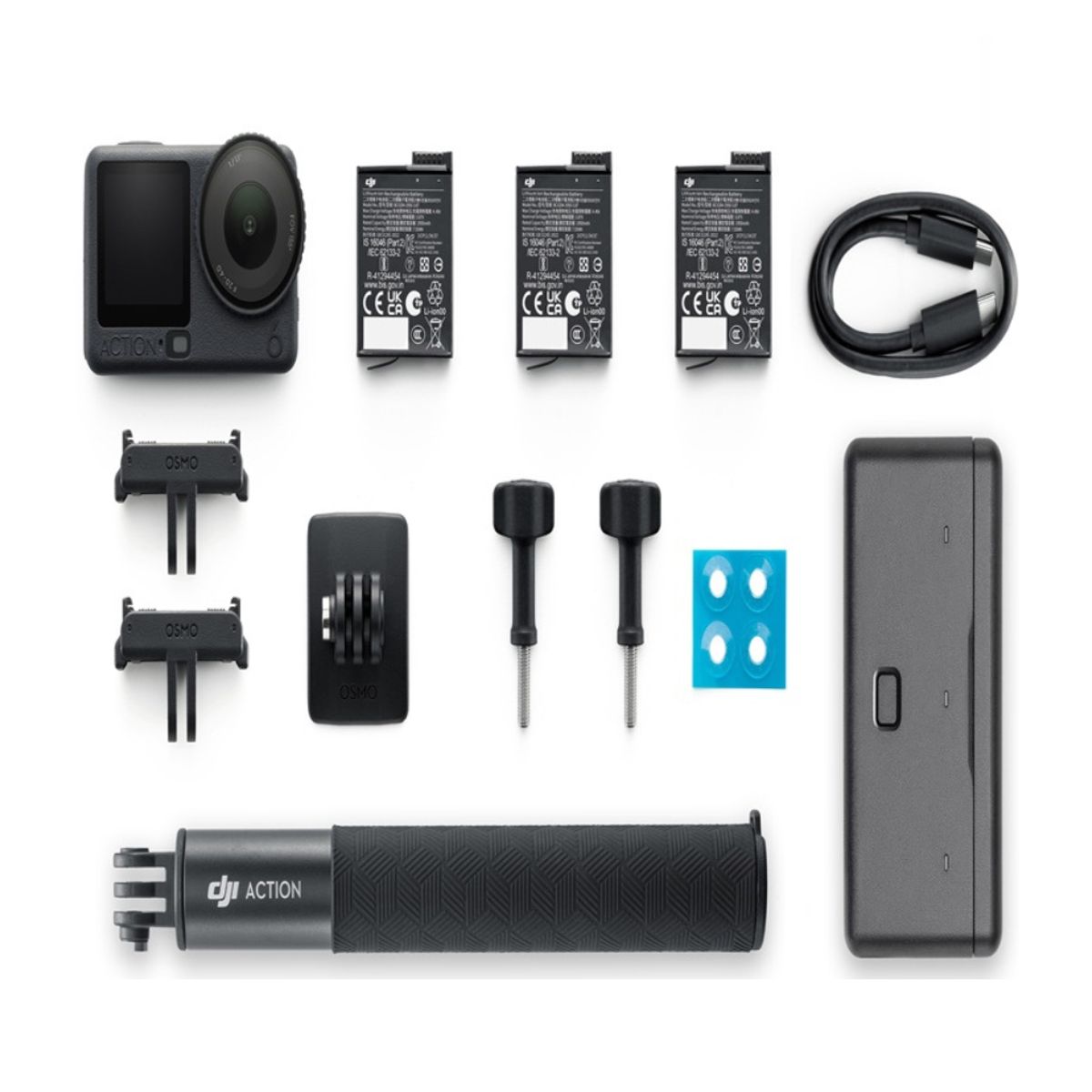 DJI - Cámara Osmo Action 6 Adventure Combo