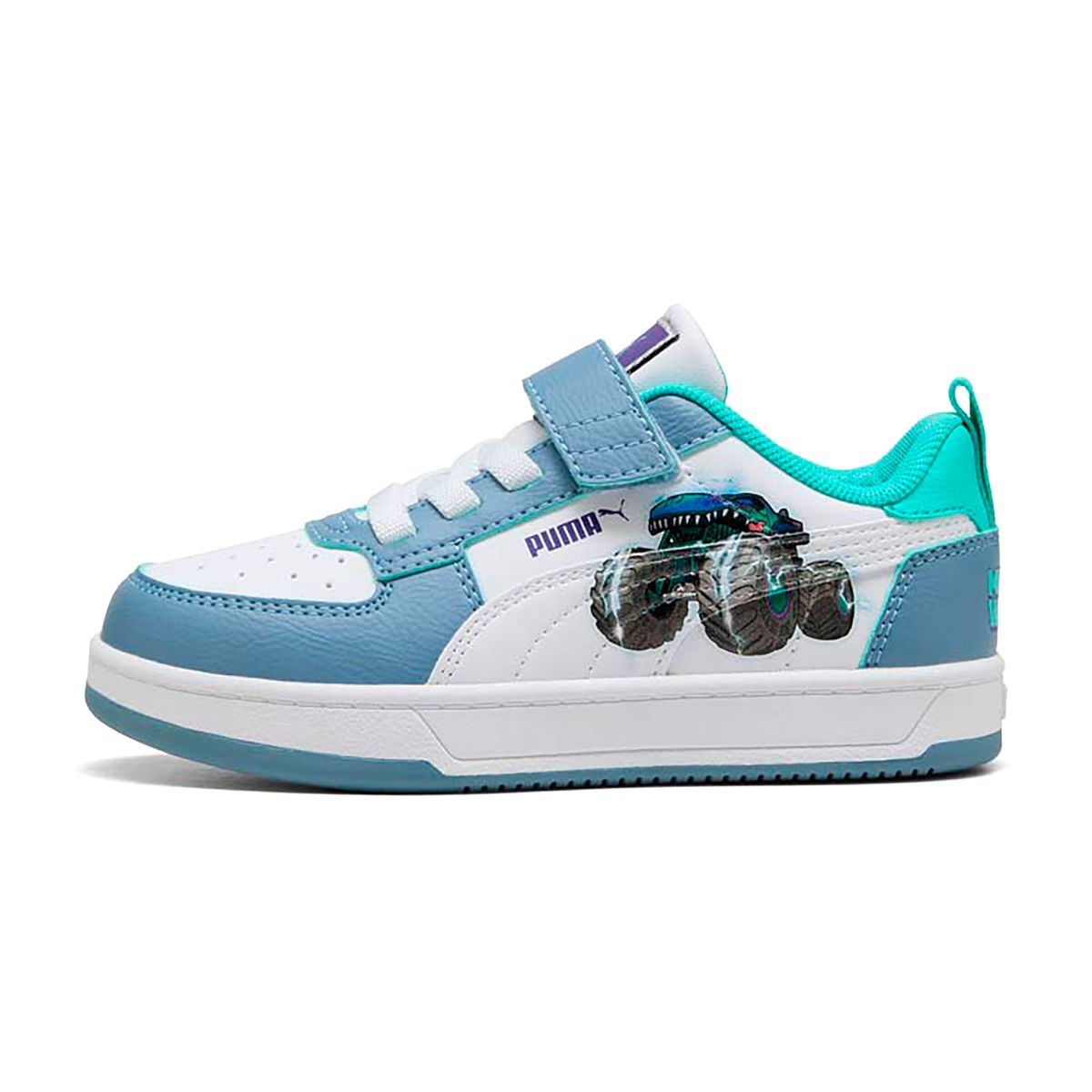 PUMA - Tenis Deportivos Puma Original Caven 2 Hot Wheels Azul Niños