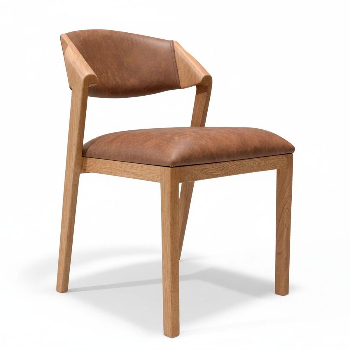 22 GRADOS DECORACION - Juego de 4 sillas Cadiz en Roble y Brandford