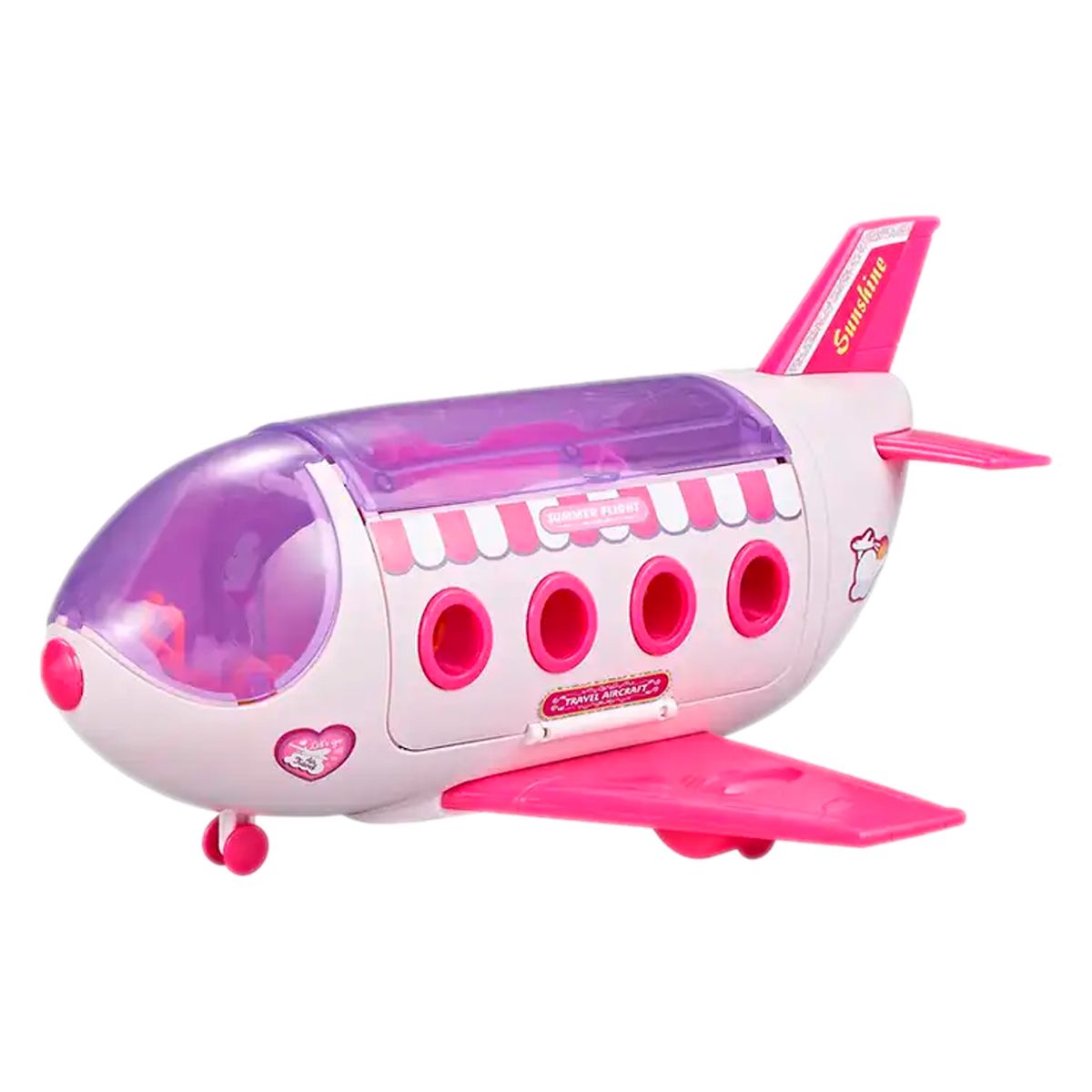 GENERICO - Avión Jet Pasajeros Fashion Muñecas Accesorios Juguete Niñas