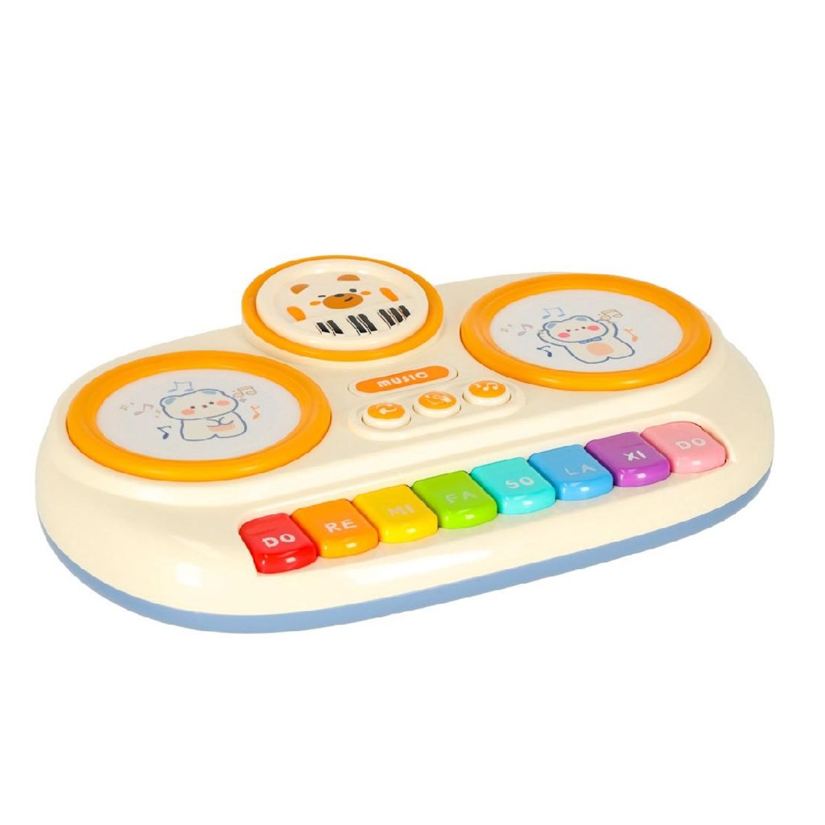 GENERICO - Juguete Bateria Y Piano Luces Sonidos Para Bebe