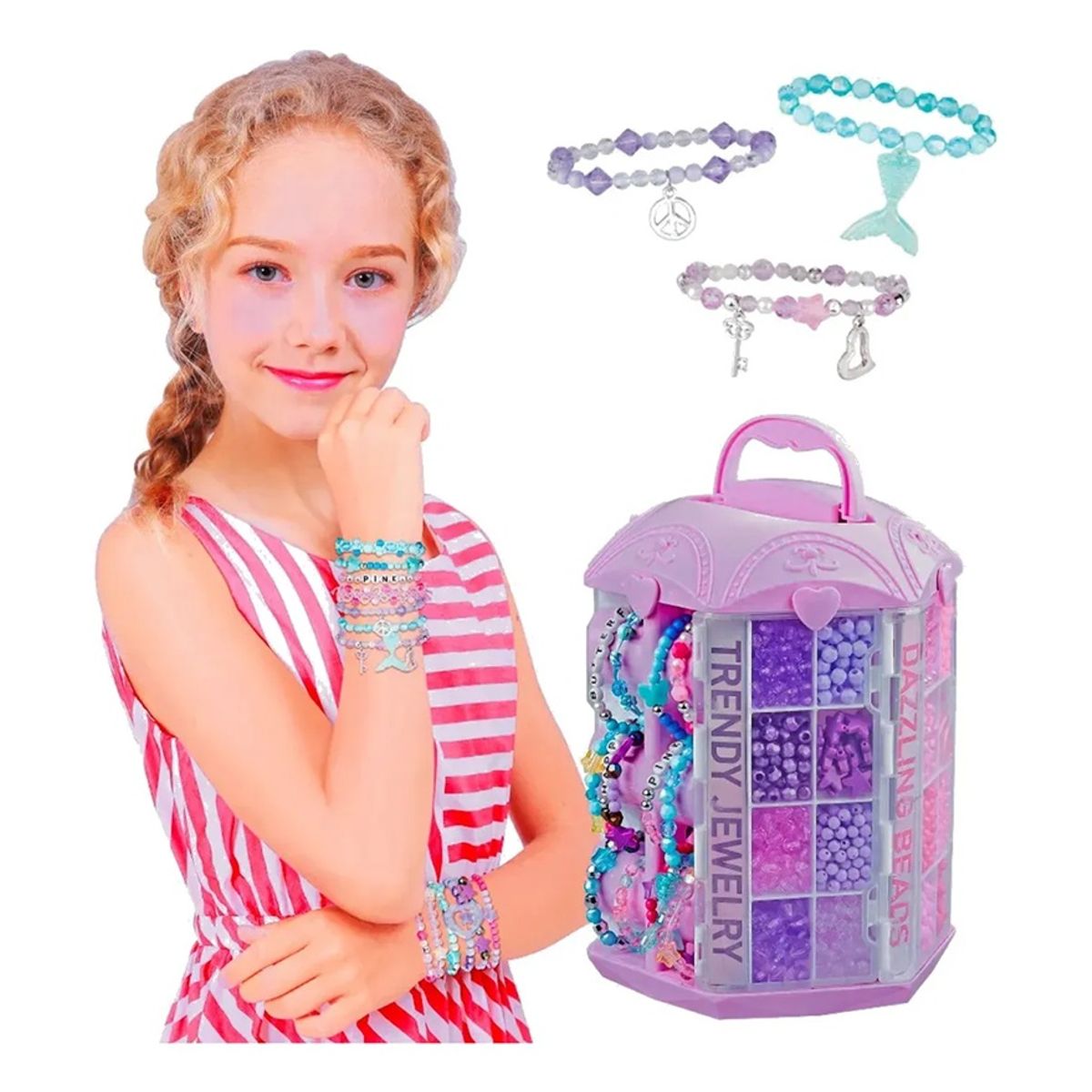 GENERICO - Set De Joyería Para Hacer Manillas