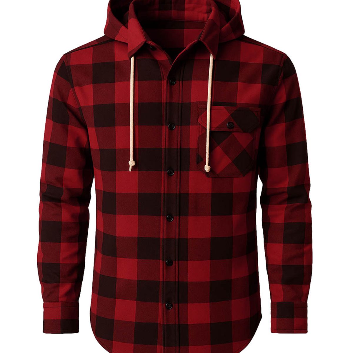 MODA EN CIRCUITO - CAMISA LEÑADORA PARA HOMBRE CON O SIN CAPOTA