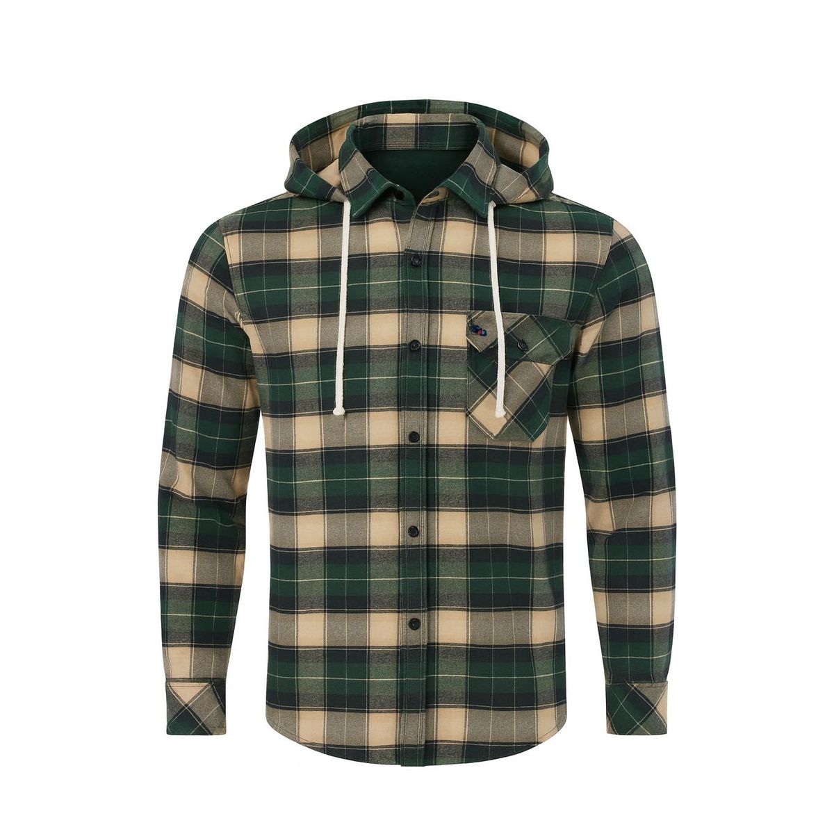 MODA EN CIRCUITO - CAMISA LEÑADORA PARA HOMBRE CON O SIN CAPOTA