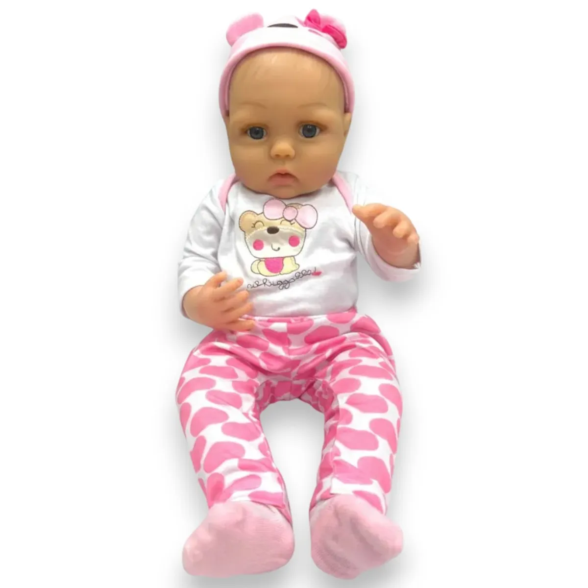 KIDSHOP - Muñeca Bebé Realista 55cm Silicona Y Accesorios M-646