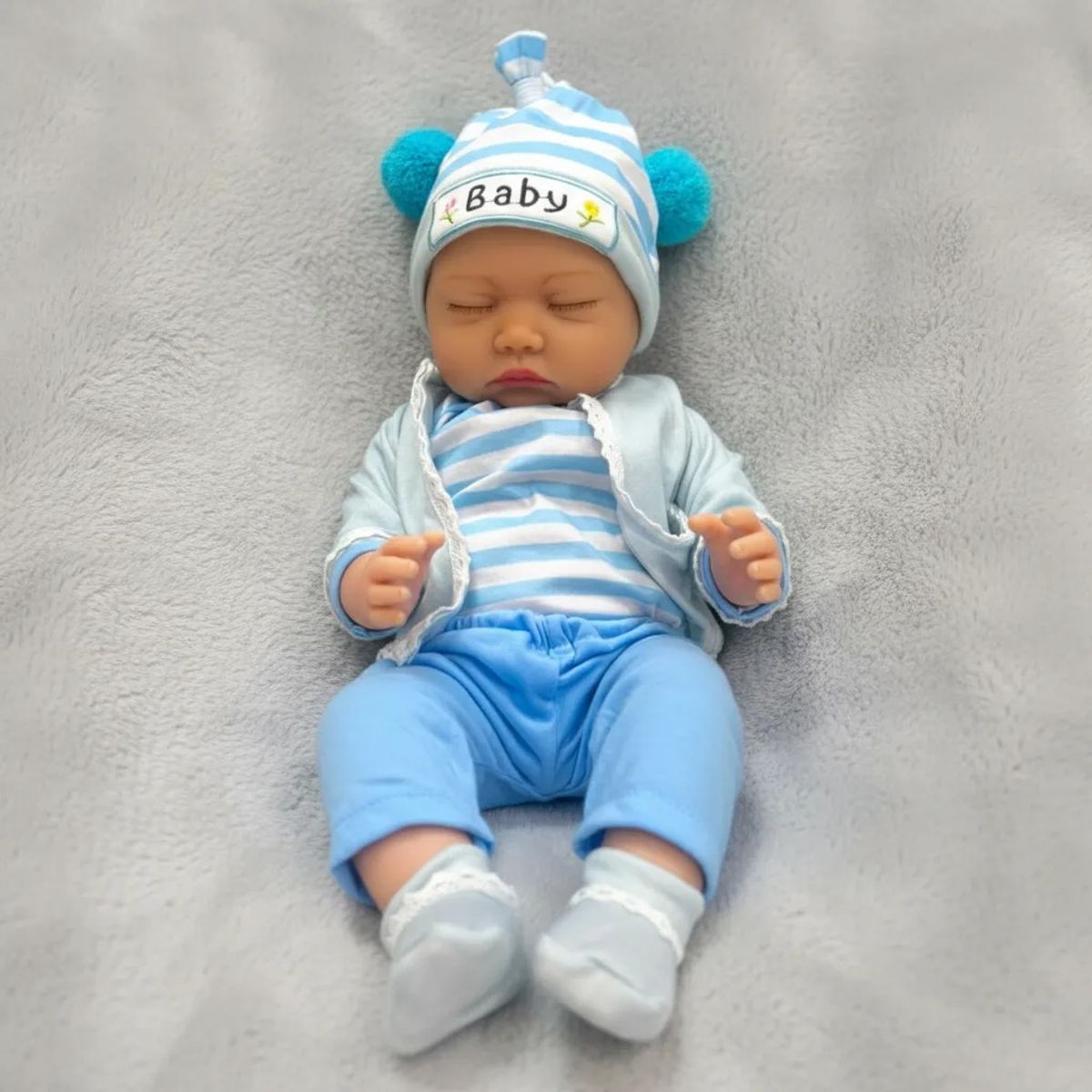 KIDSHOP - Bebé Realista 50cm Silicona + Accesorios M-647