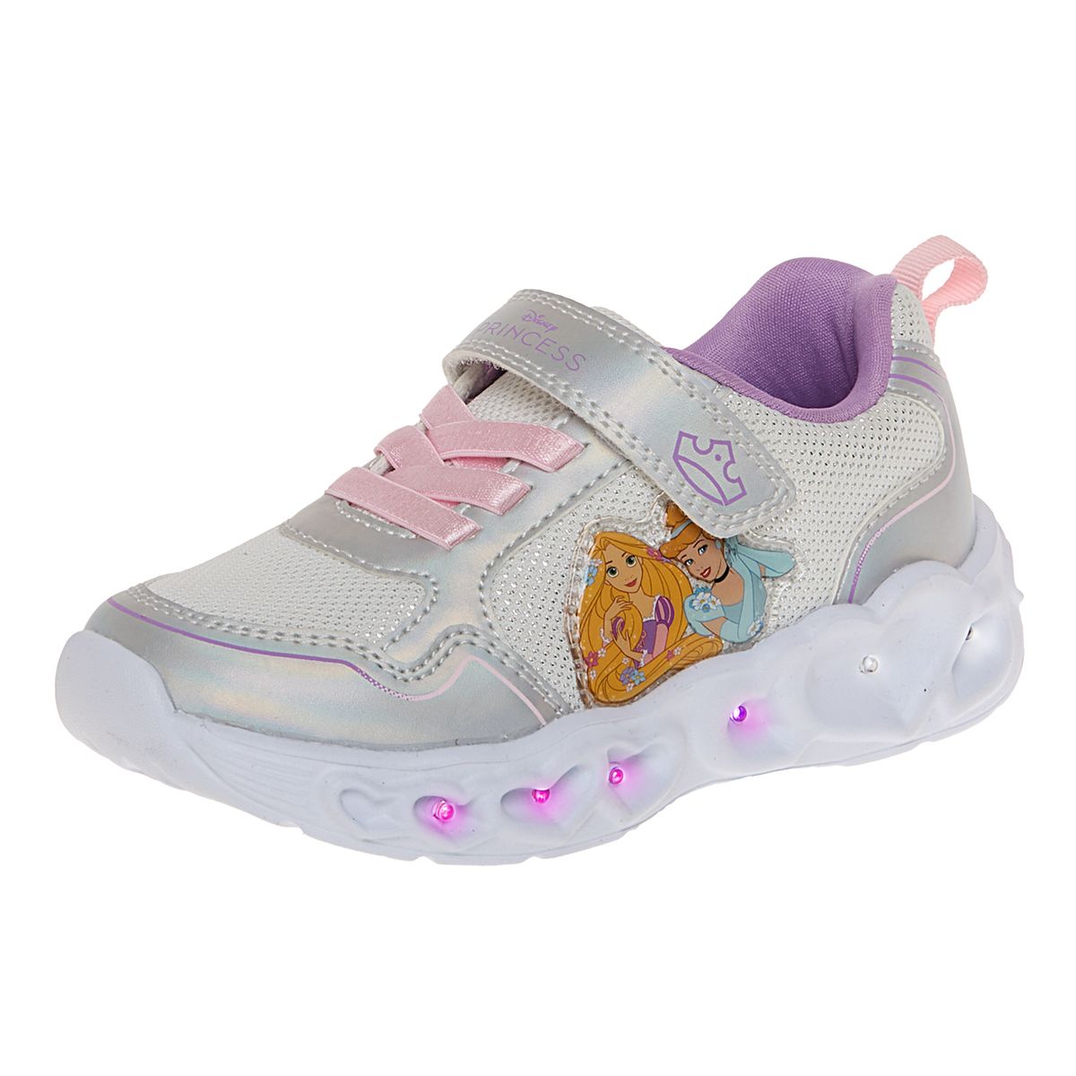 DISNEY - Zapatos Deportivos Para Niña Pequeña Plateado Disney 210181