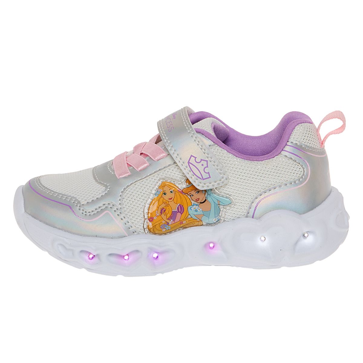 DISNEY - Zapatos Deportivos Para Niña Pequeña Plateado Disney 210181