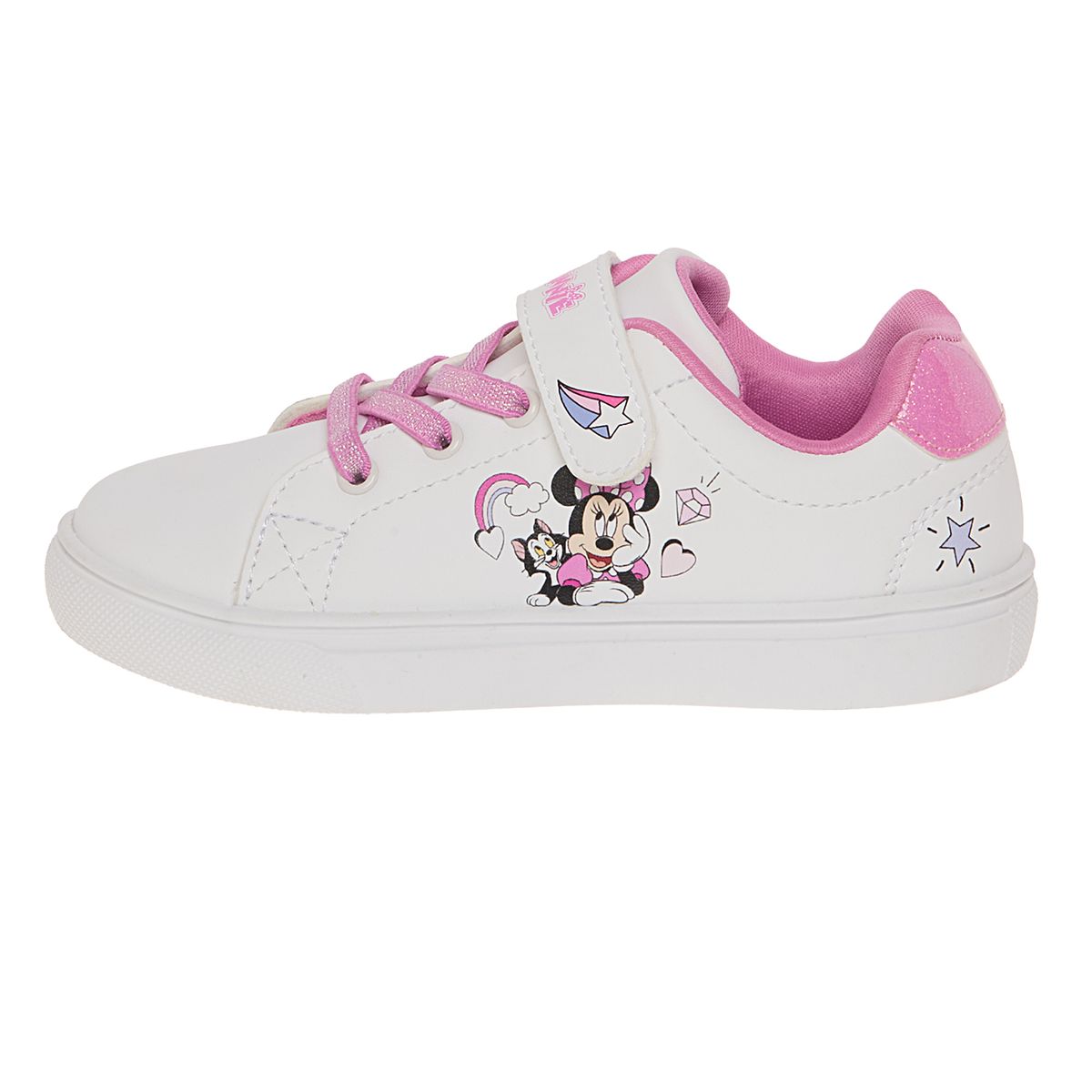 DISNEY - Zapatos Casuales Con Diseño De Minnie Para Niña Pequeña Blanco Disney 210207