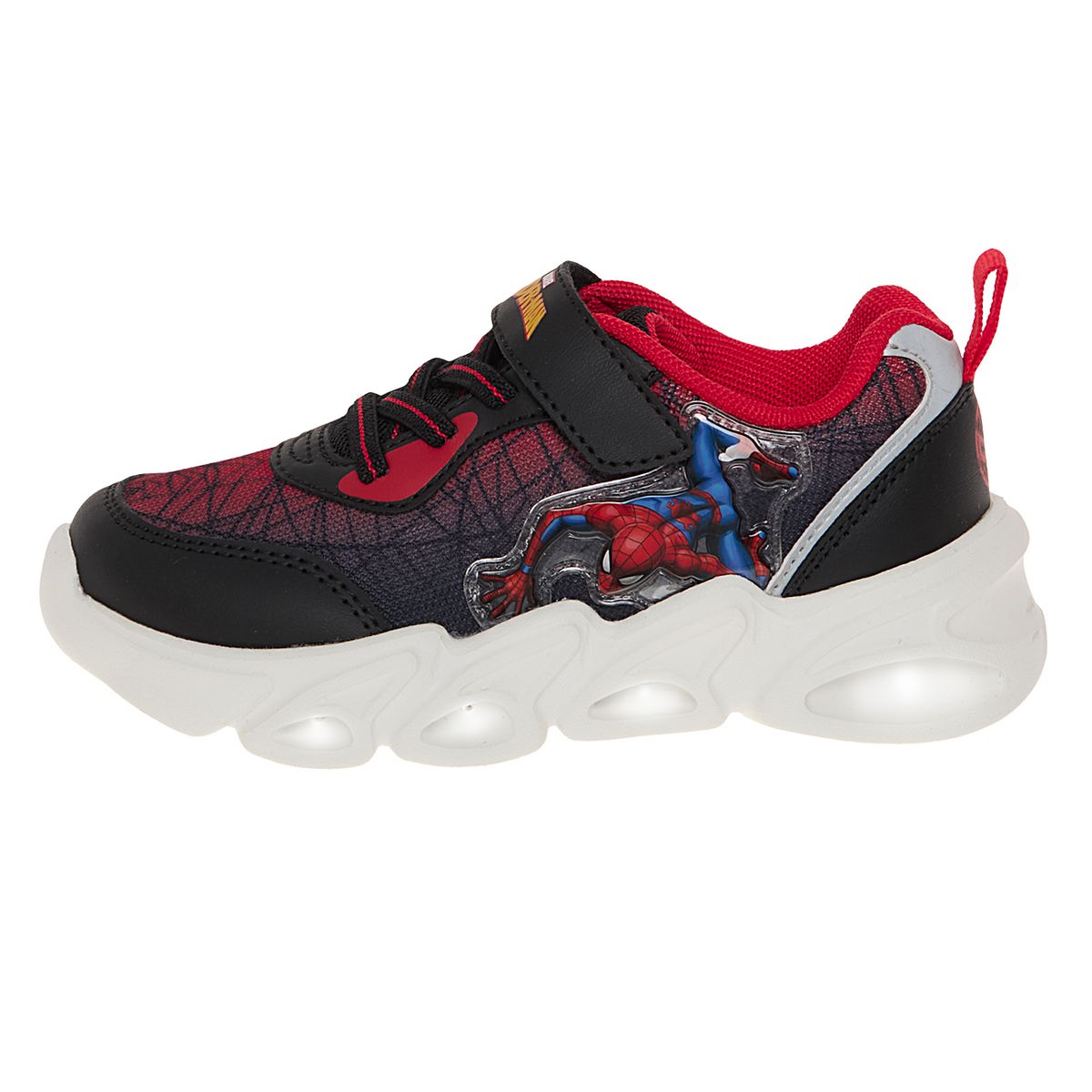 DISNEY - Zapatos Deportivos Con Diseño De Spiderman Para Niño Pequeño Negro Disney 210410