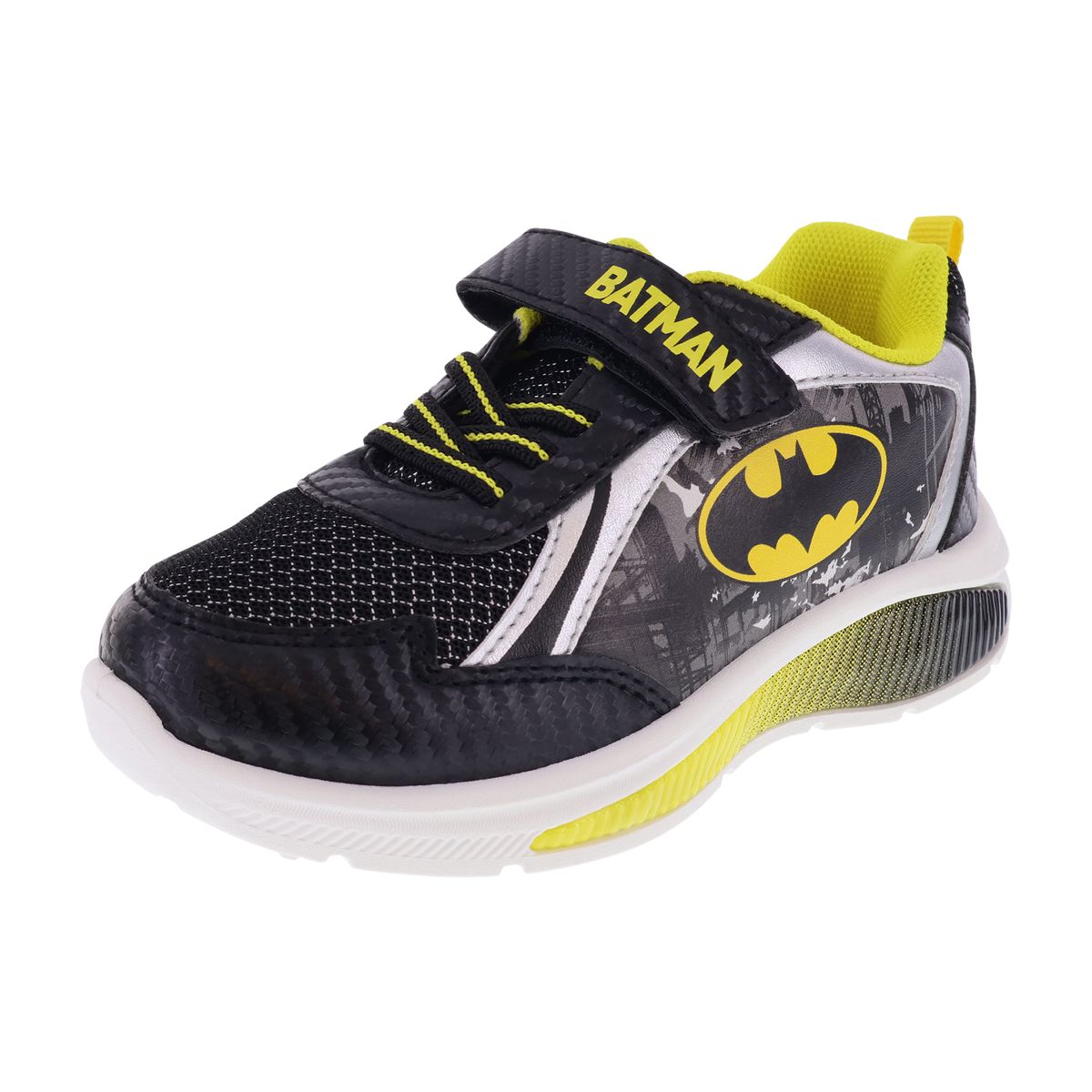 MARVEL - Zapatos Deportivos Con Diseño De Batman Para Niño Pequeño Negro Marvel 210411