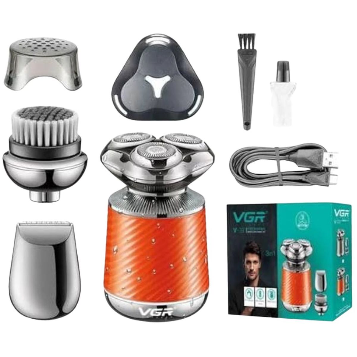VGR - Maquina Afeitadora Shaver 3 en 1 Vgr V-391