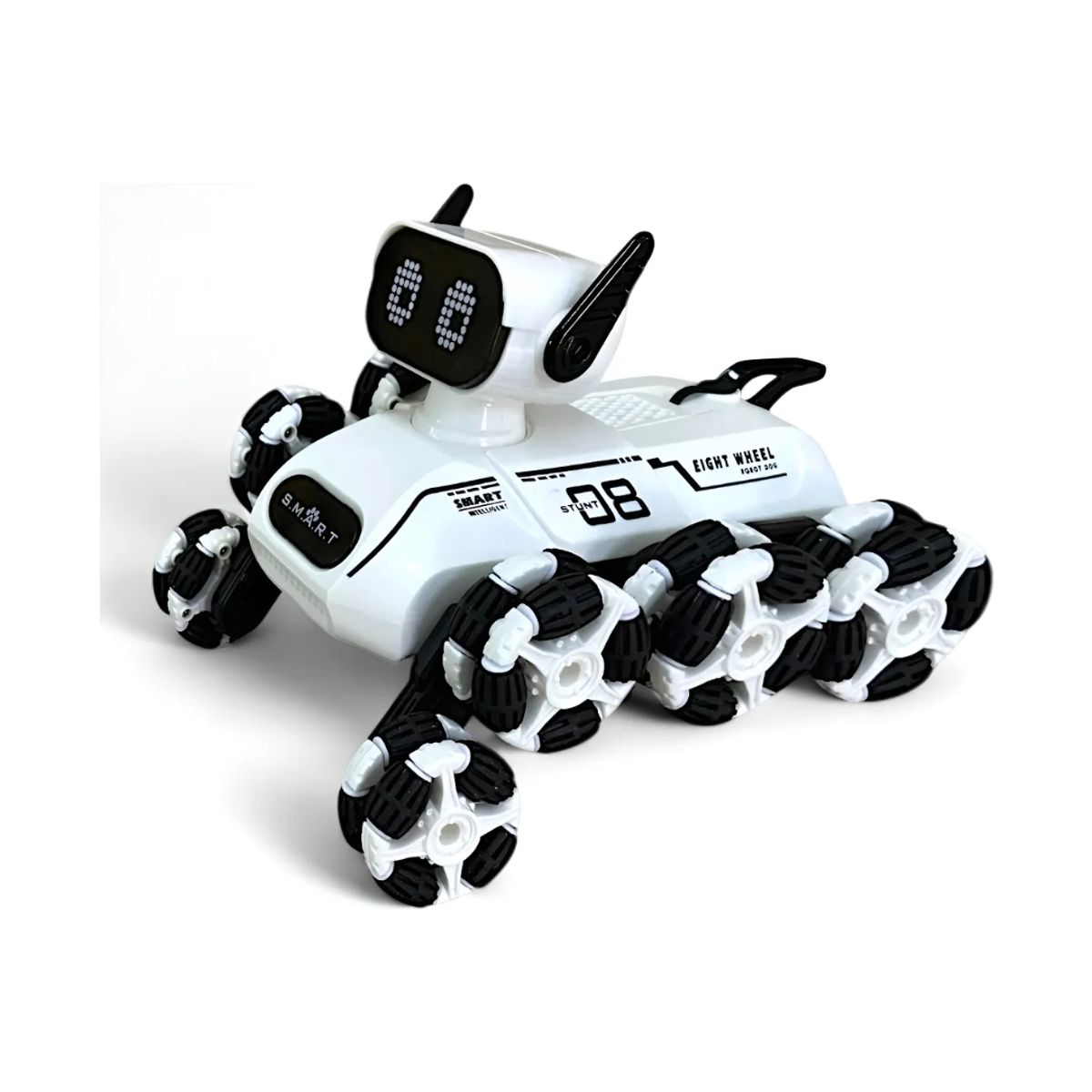 GENERICO - Robot Perro Acróbata 8 Ruedas