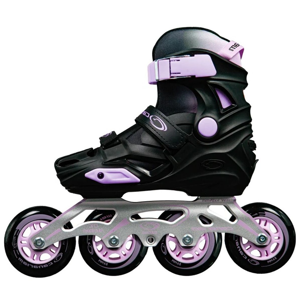 CANARIAM - Patines Canariam Romax Negro x Lila 33-36