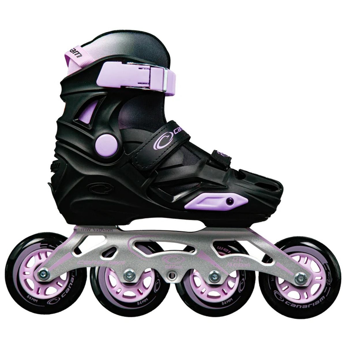 CANARIAM - Patines Canariam Romax Negro x Lila 33-36