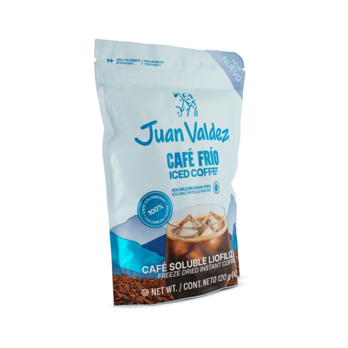 JUAN VALDEZ - Café Liofilizado Iced Coffee 120 gr Doypack