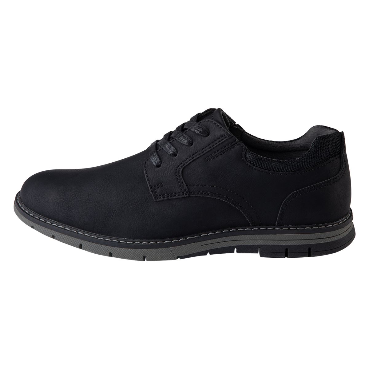 COMFORT PLUS - Zapatos Casuales Fortis Tipo Oxford Para Hombre Negro Comfort Plus 199856