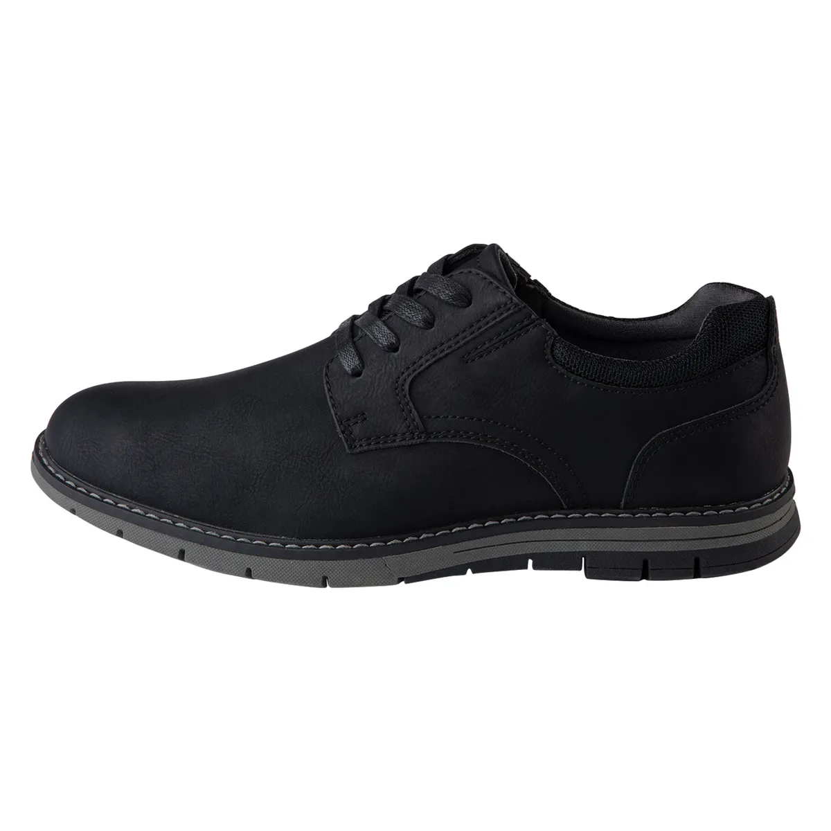 COMFORT PLUS - Zapatos Casuales Fortis Tipo Oxford Para Hombre Negro Comfort Plus 199856