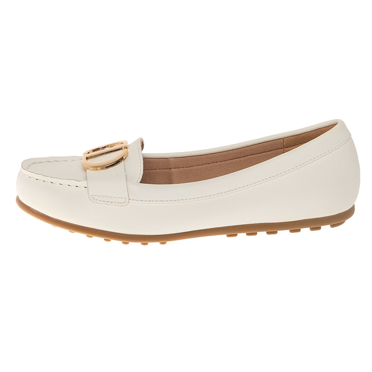 COMFORT PLUS - Zapatos Casuales Febee Tipo Mocasín Para Mujer Beige Comfort Plus 210534