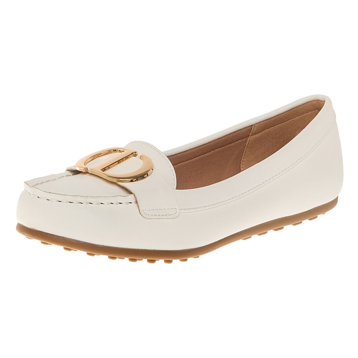 COMFORT PLUS - Zapatos Casuales Febee Tipo Mocasín Para Mujer Beige Comfort Plus 210534