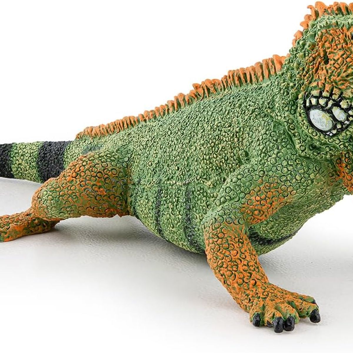 JUGANDO Y EDUCANDO - Figura Coleccionable Iguana Pintada A Mano Papo