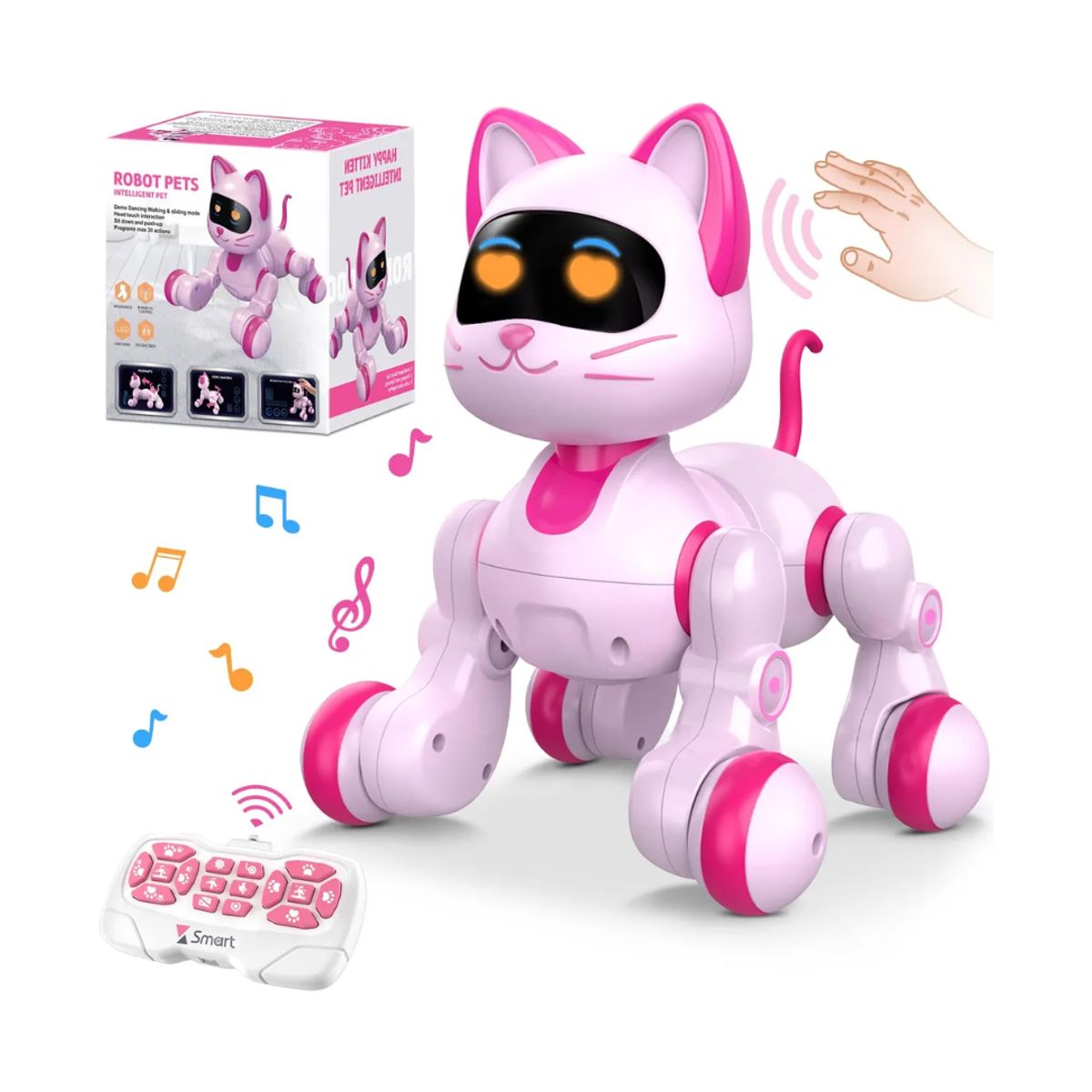 GENERICO - Robot Cat Juguetes Interactivos Para Niñas Control Remoto