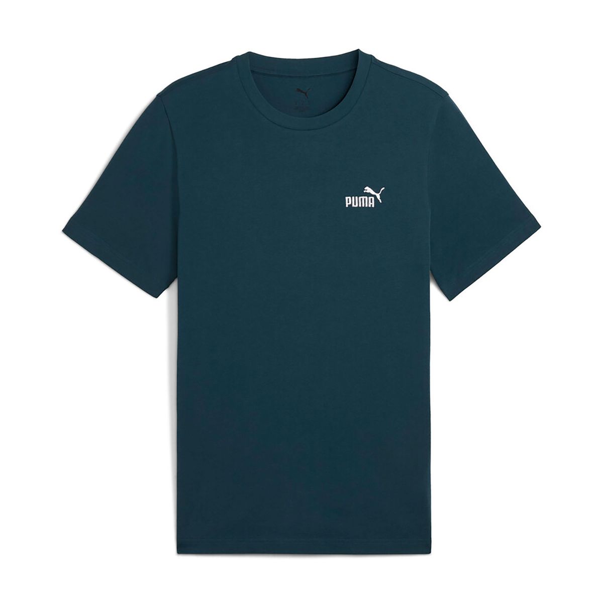 PUMA - Camisa Deportiva Puma Ess Small No. 1 Logo Verde Hombre