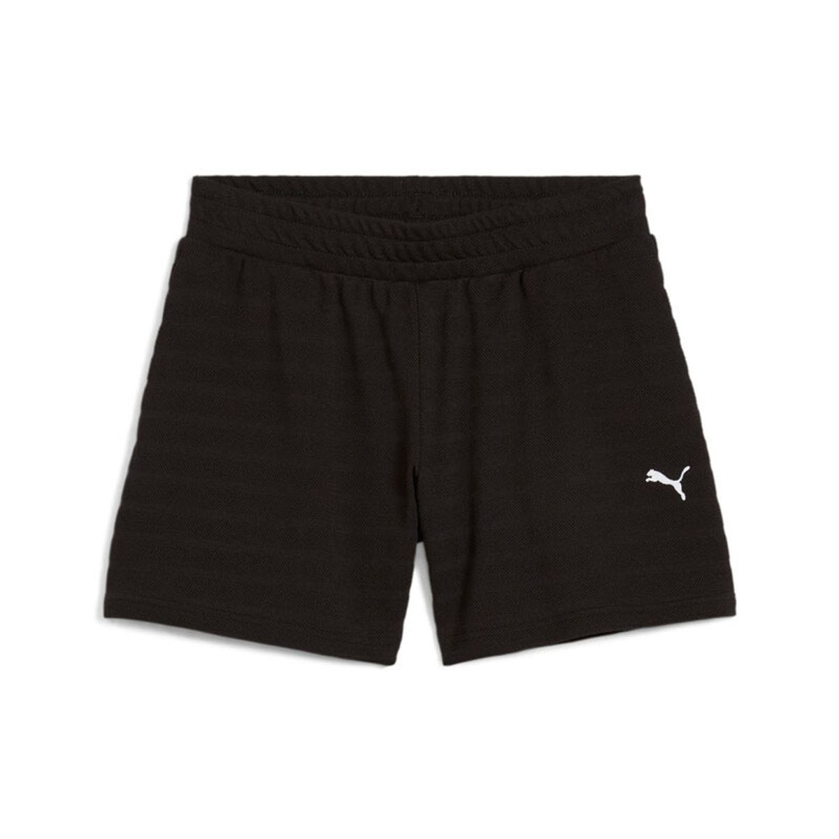 PUMA - Pantaloneta Deportiva Puma Original Ess Elevated Negro Mujer