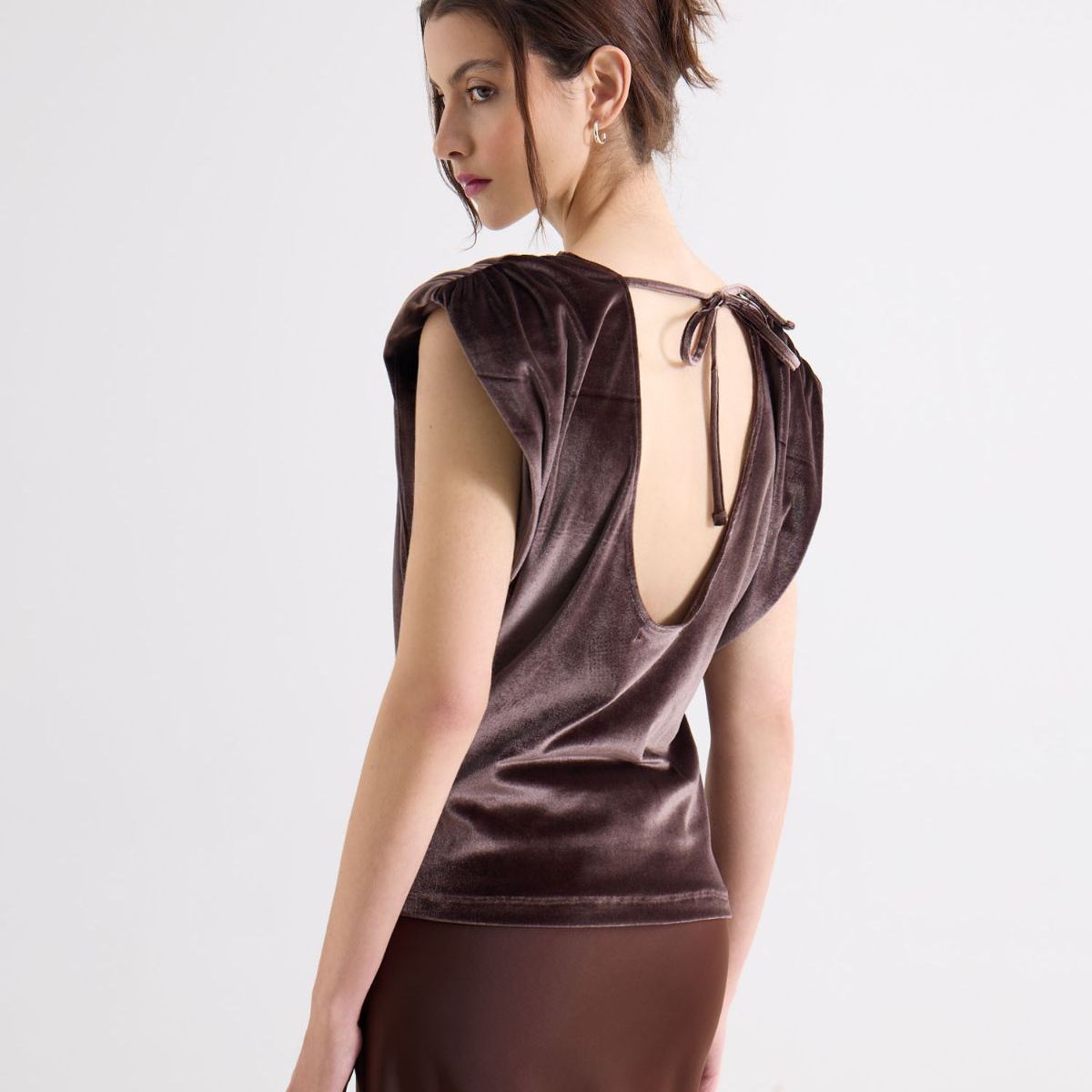 SEVEN SEVEN - Camiseta  Para Mujer Manga Corta Moda Color Café Marca Seven Seven #28096595