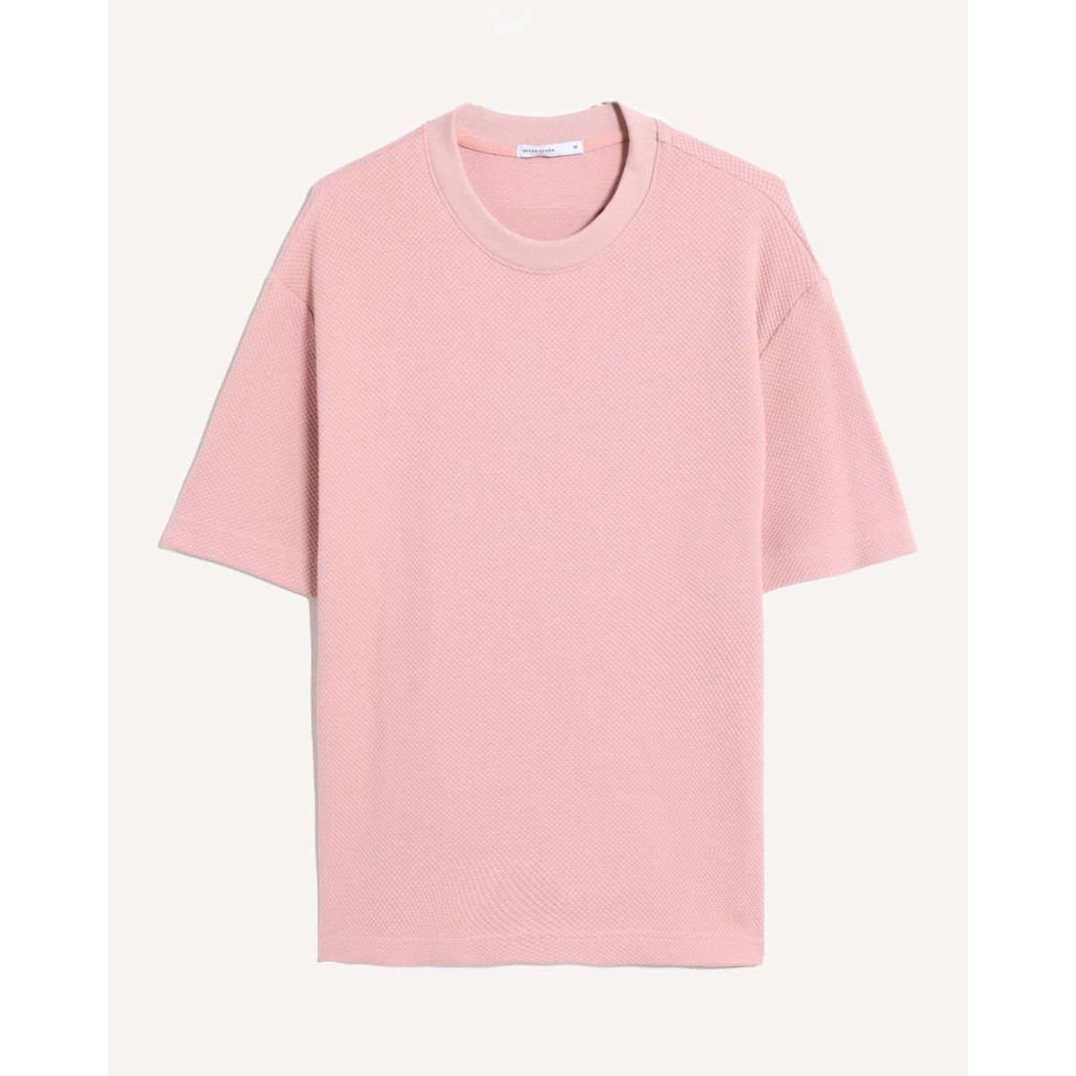 SEVEN SEVEN - Camiseta  Para Hombre Manga Corta Cuello Redondo Color Rosa Marca Seven Seven #45092831