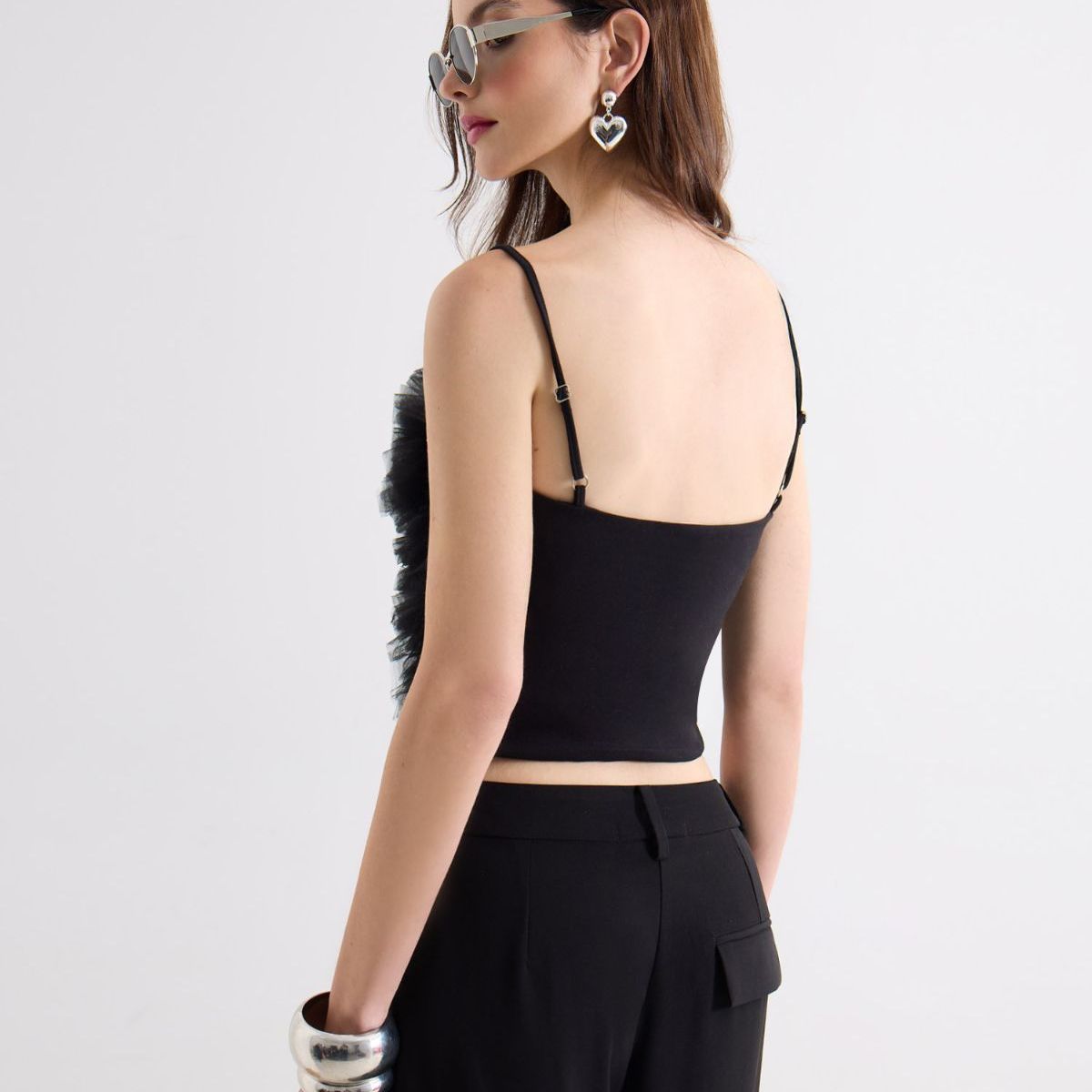 SEVEN SEVEN - Blusa  Para Mujer Manga Sisa Color Negro Marca Seven Seven #28124160