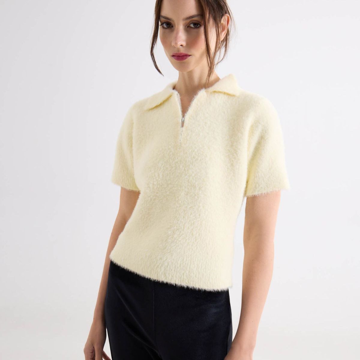 SEVEN SEVEN - Camiseta  Para Mujer Manga Corta Moda Color Amarillo Marca Seven Seven #28096576